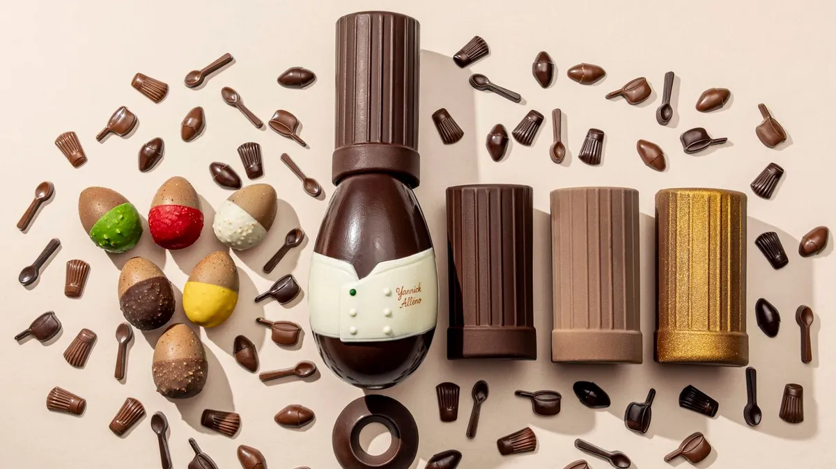 Des chocolats en forme de toques, de pivoines, de crocodiles et de dés à coudre : à Pâques, des chefs donnent libre cours à leur imagination