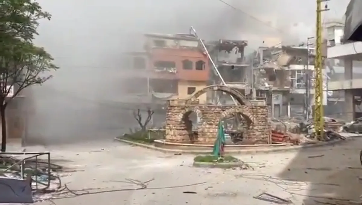 Witness records Israeli strike on building in Lebanon’s Tyre
