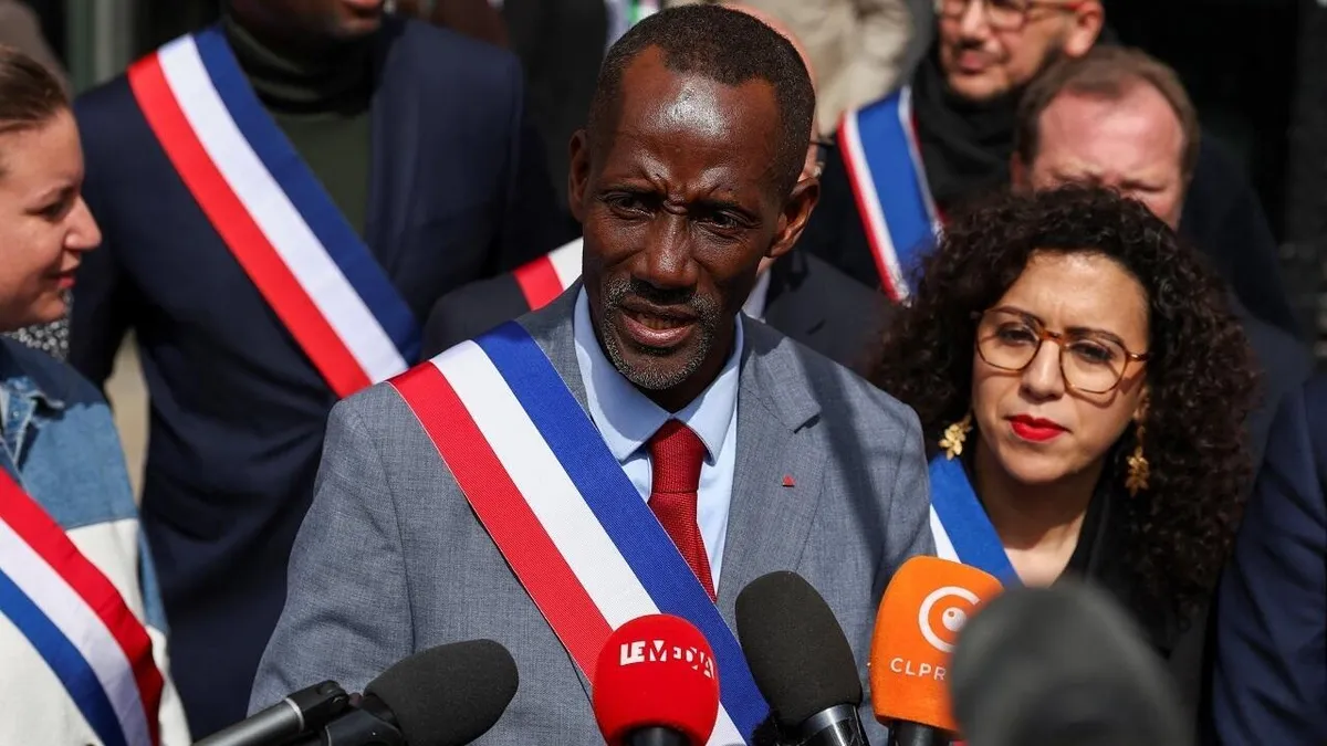 France: rassemblement contre le racisme après des propos visant le nouveau maire de Saint-Denis