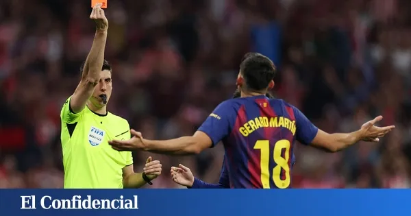 El Barça tumba al Atlético con gol de Lewandowski y roja perdonada a Gerard Martín (1-2)