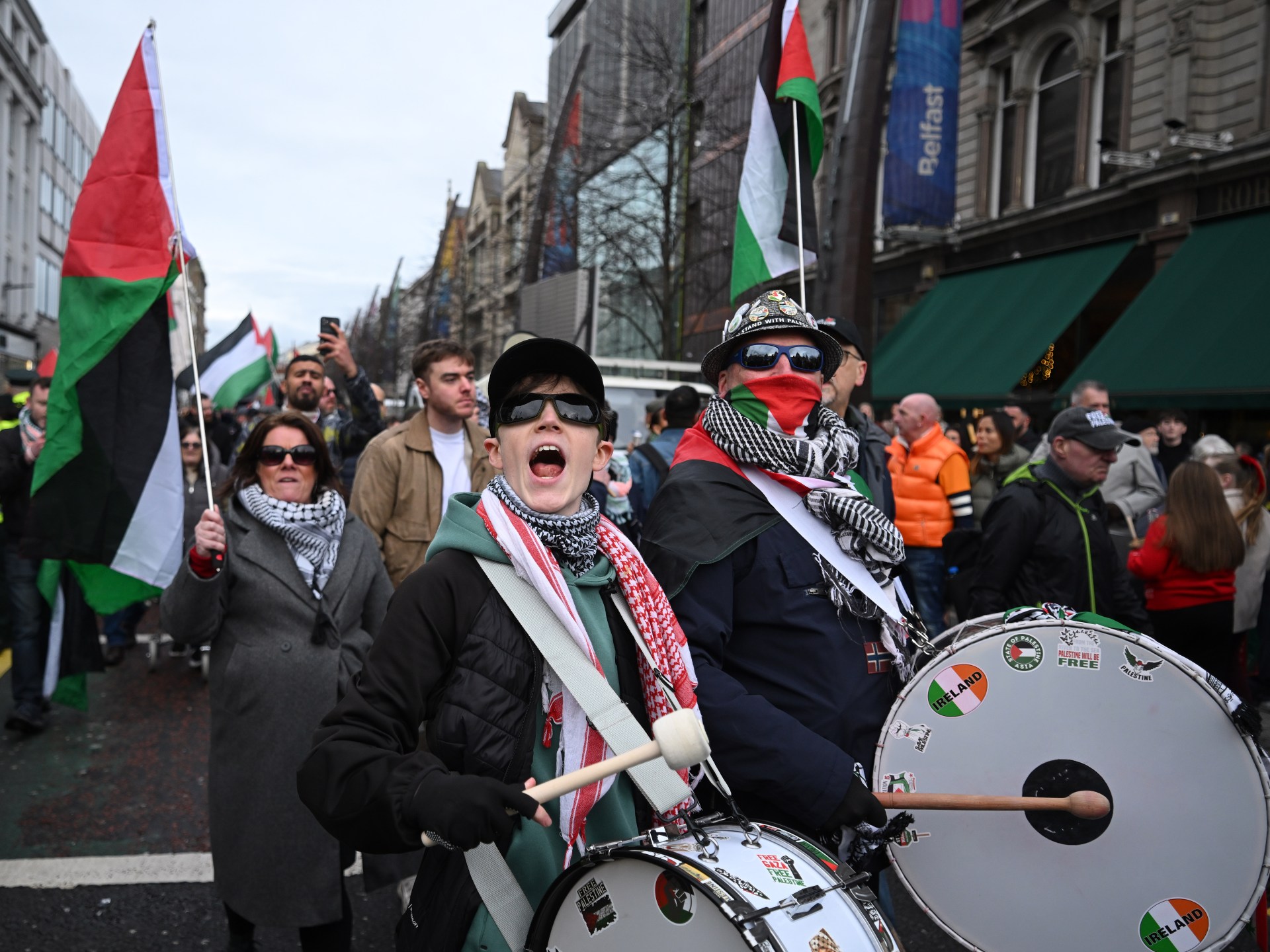 Belfast rallies for Palestine hunger strikers as memories of 1981 return