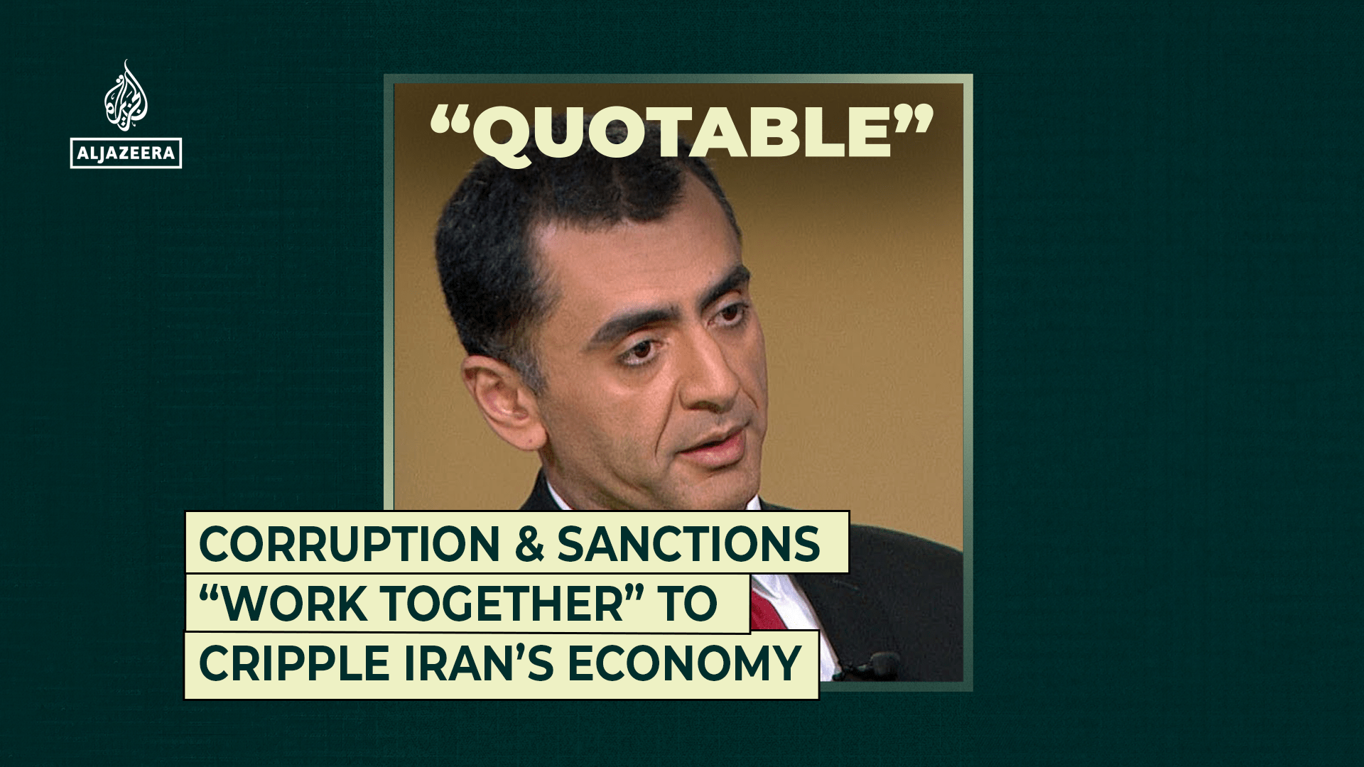 Corruption & sanctions “work together” to cripple Iran’s economy