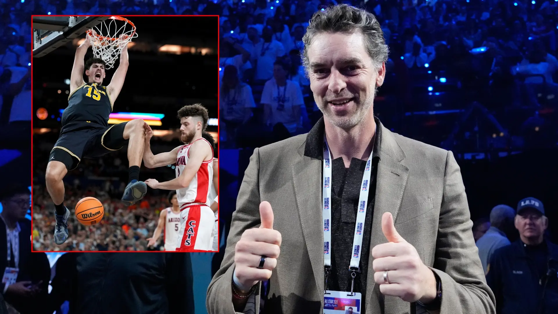 Pau Gasol, rendido ante Aday Mara tras su proeza en la NCAA: "Jugando tan bien y siendo pieza clave..."