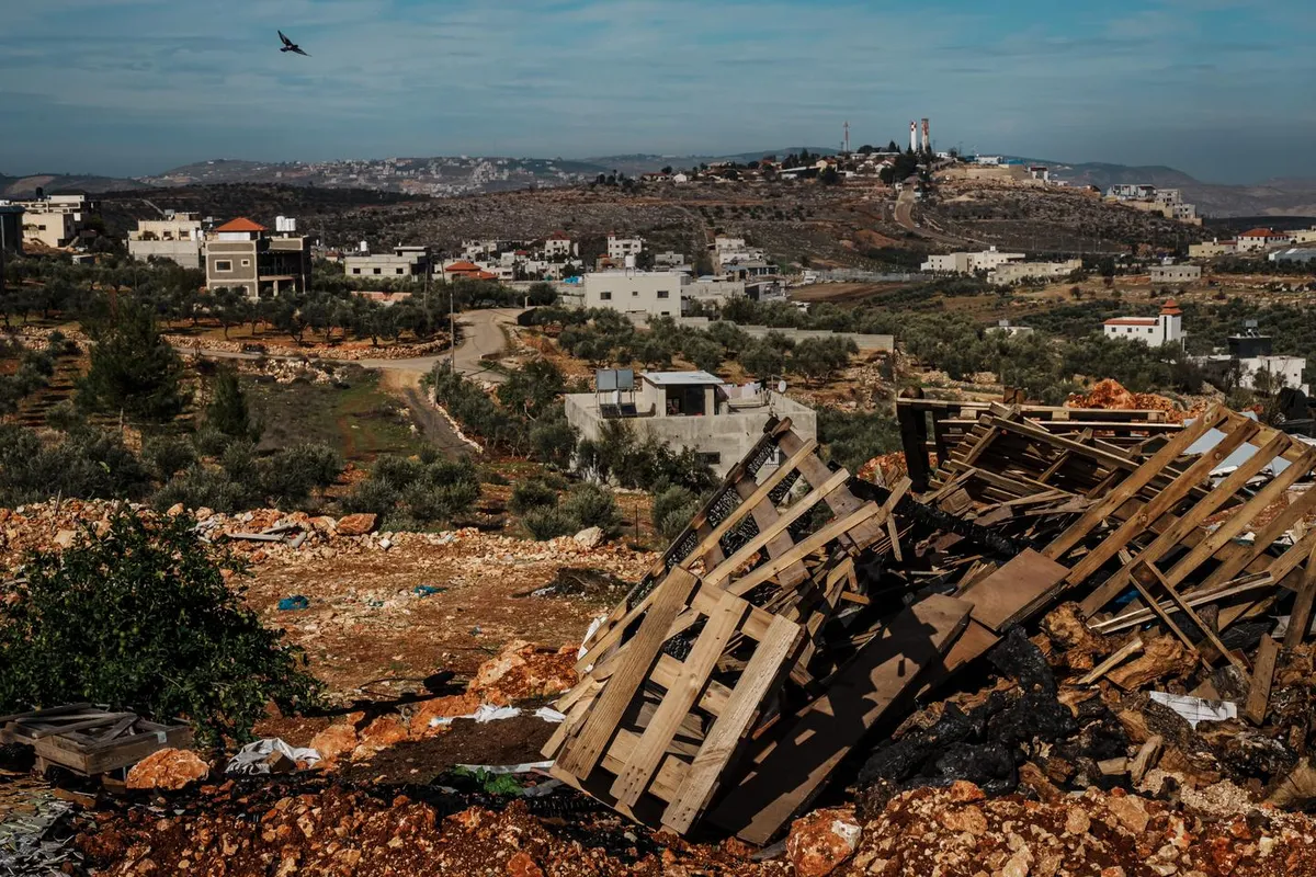 En Cisjordanie, huit Israéliens suspectés d’avoir attaqué un village palestinien arrêtés