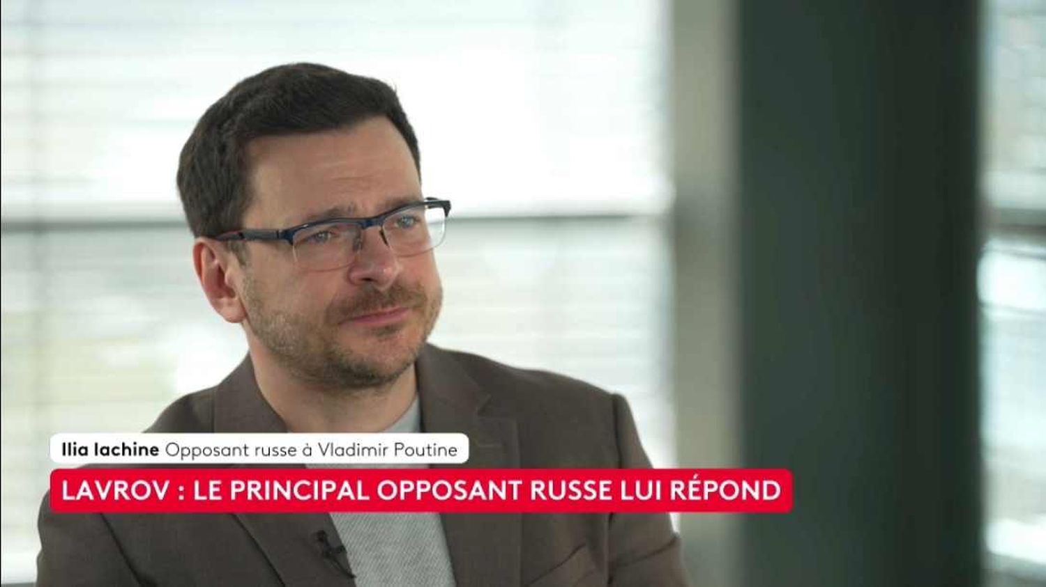 "Lavrov voulait expliquer aux Français certaines choses toxiques" : l'opposant russe Ilia Iachine répond au chef de la diplomatie du Kremlin