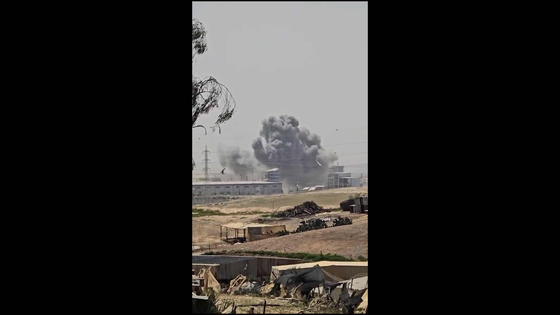 Iranian missile strikes industrial area in southern Israel