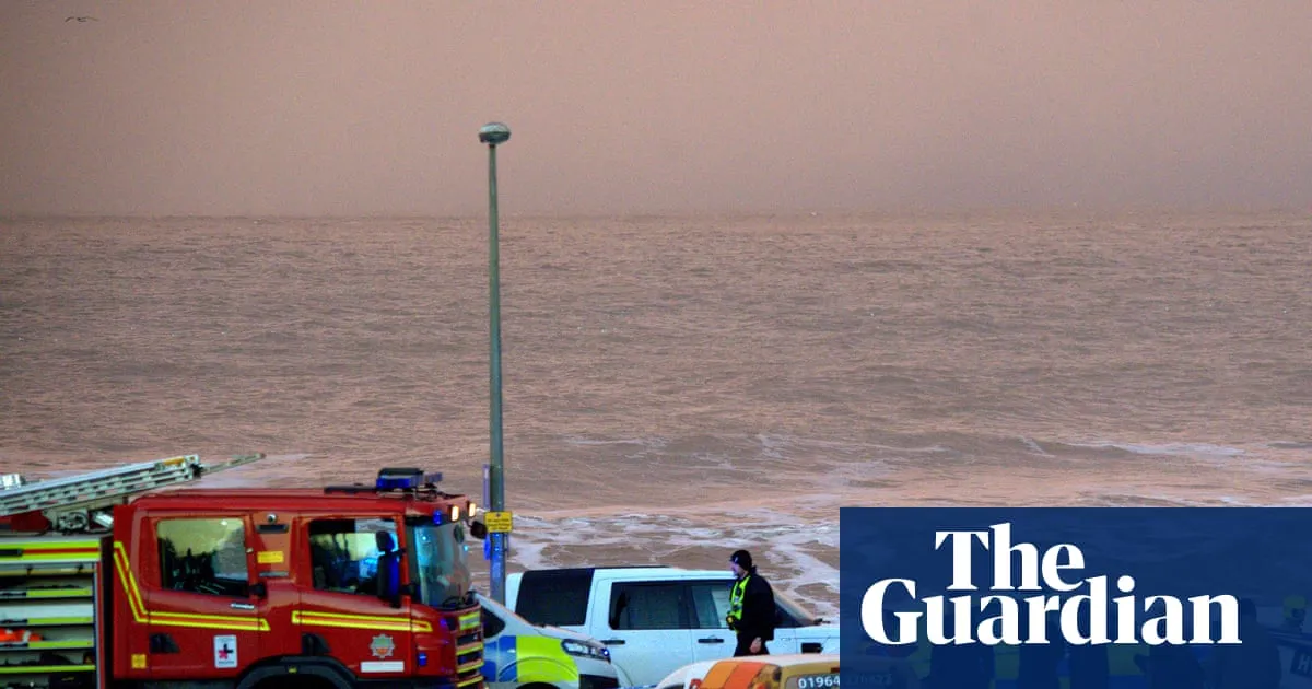 Search under way for two people missing off Withernsea coast