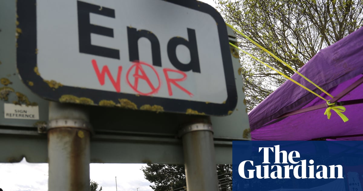 Seven arrested over alleged support for Palestine Action at RAF Lakenheath protest