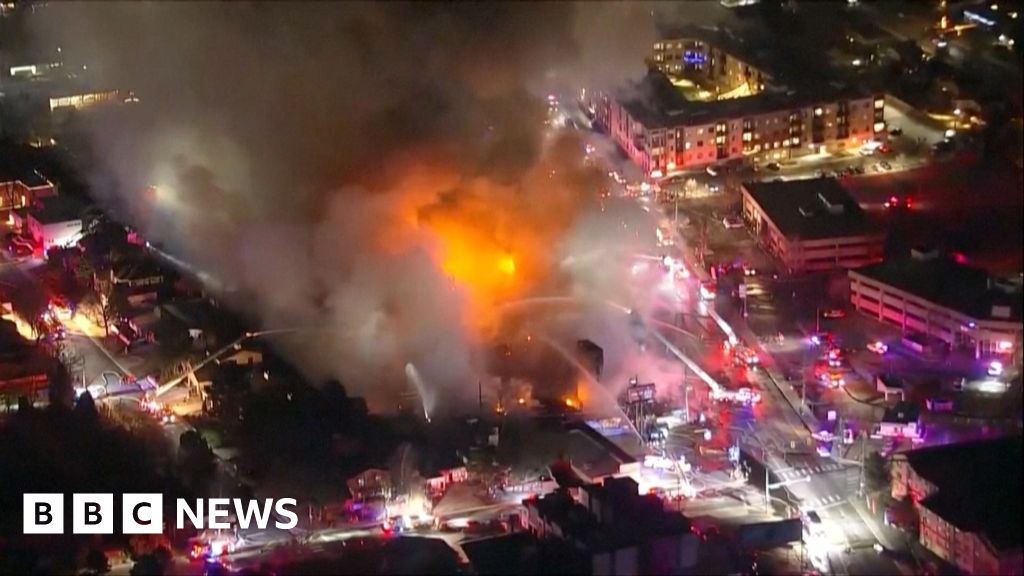 Watch: Over 100 firefighters on the scene of Denver blaze