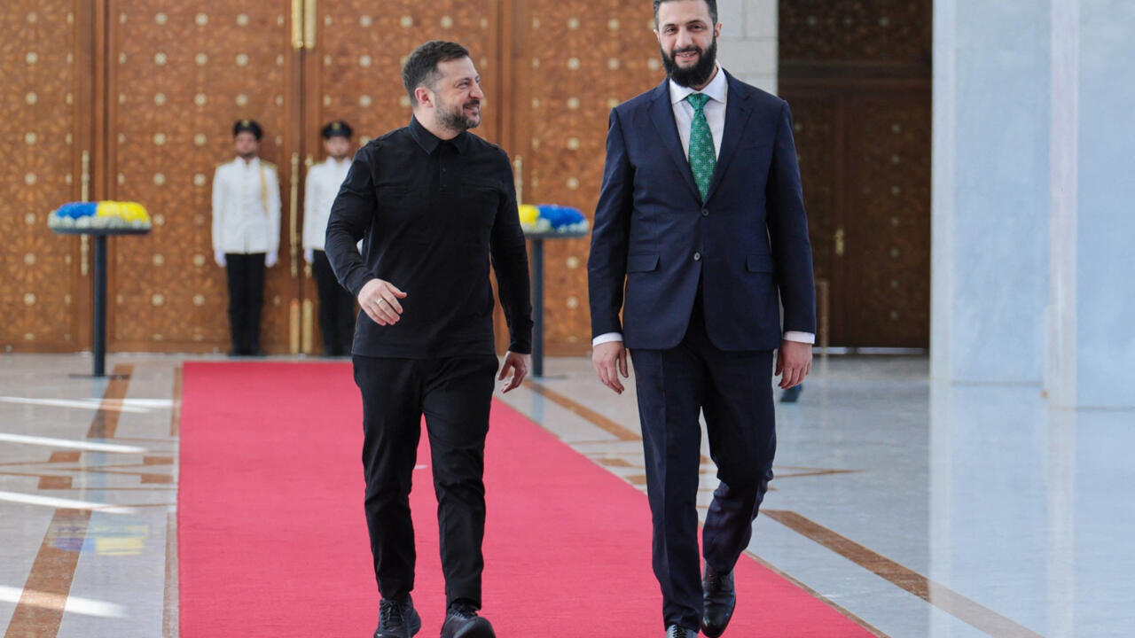 Syrie: le président ukrainien Volodymyr Zelensky a rencontré Ahmed al-Charaa à Damas