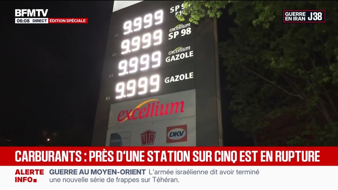 En ce lundi de Pâques, près d'une station sur cinq est en rupture d'un ou de plusieurs carburants en France