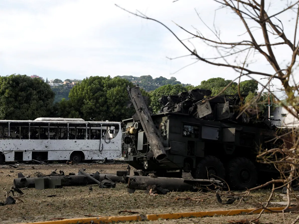 Photos: Aftermath of US air strikes in Venezuela