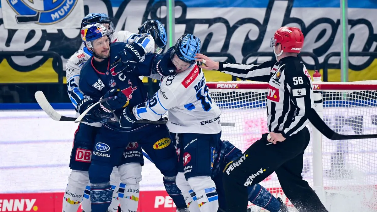 Eishockey: ERC Ingolstadt beklagt »überharte« Spielweise nach brutalem Foul und Aus gegen Red Bull München