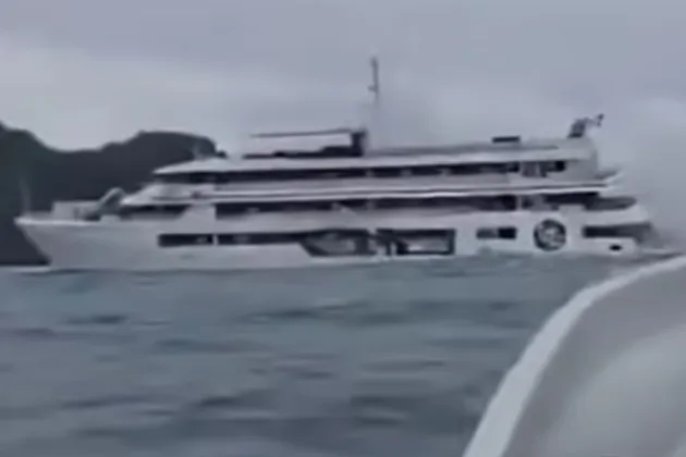 Treinta pasajeros evacuados después de que un crucero encallara en un arrecife en Fiyi