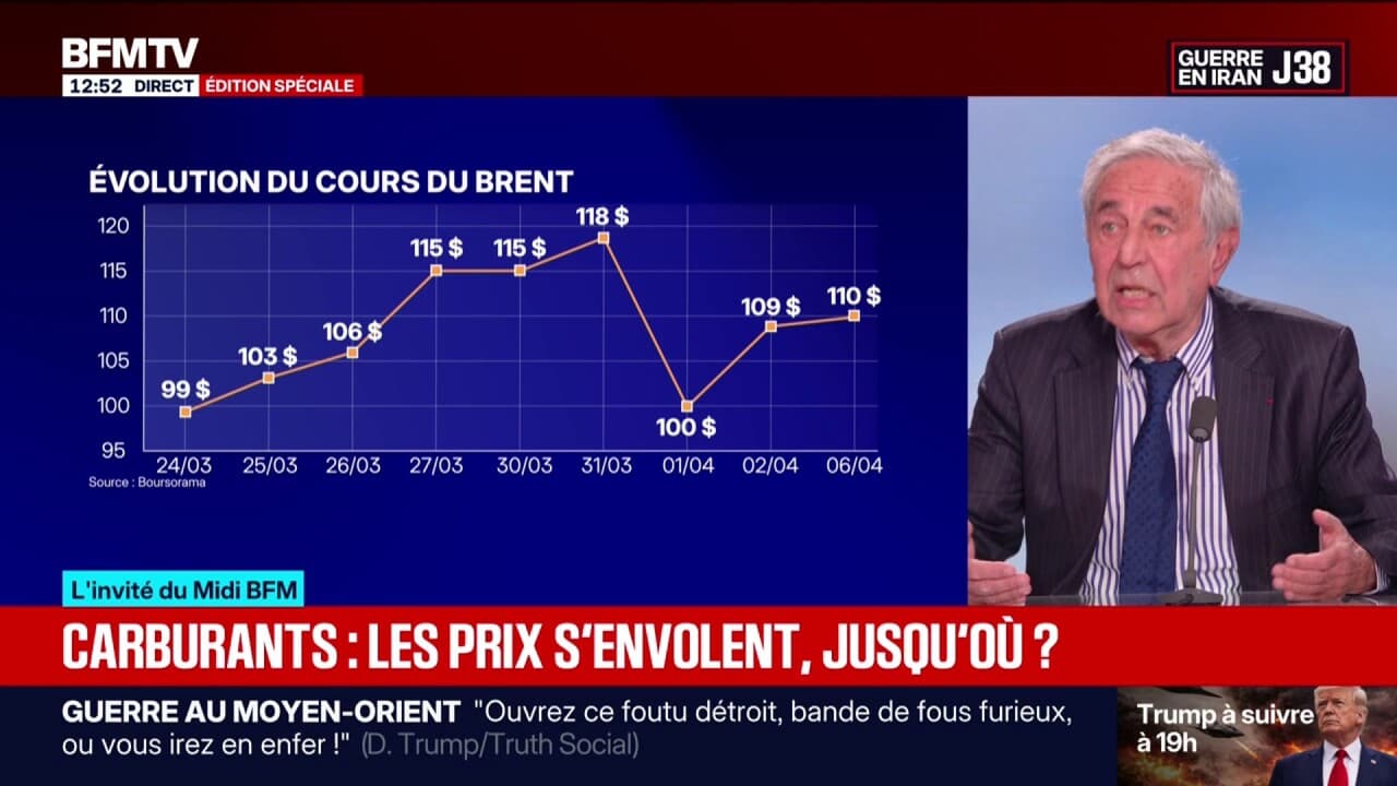 Carburant: "Le monde ne peut pas se passer du pétrole qui transite par le détroit d'Ormuz", assure Jean-Louis Schilansky, ancien président de l'Ufip