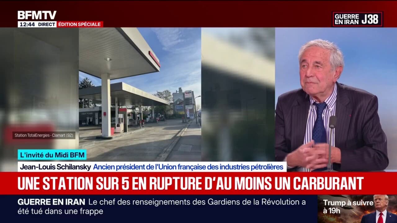 Carburants: "Ce n'est pas une pénurie, c'est un problème de logistique", estime Jean-Louis Schilansky, ancien président de l'Ufip