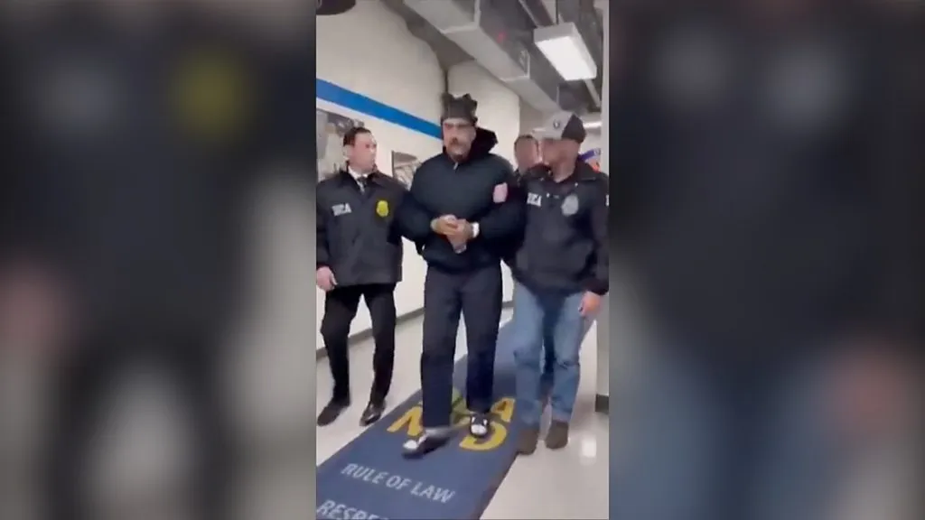 Video shows Maduro's arrival in US and journey into custody