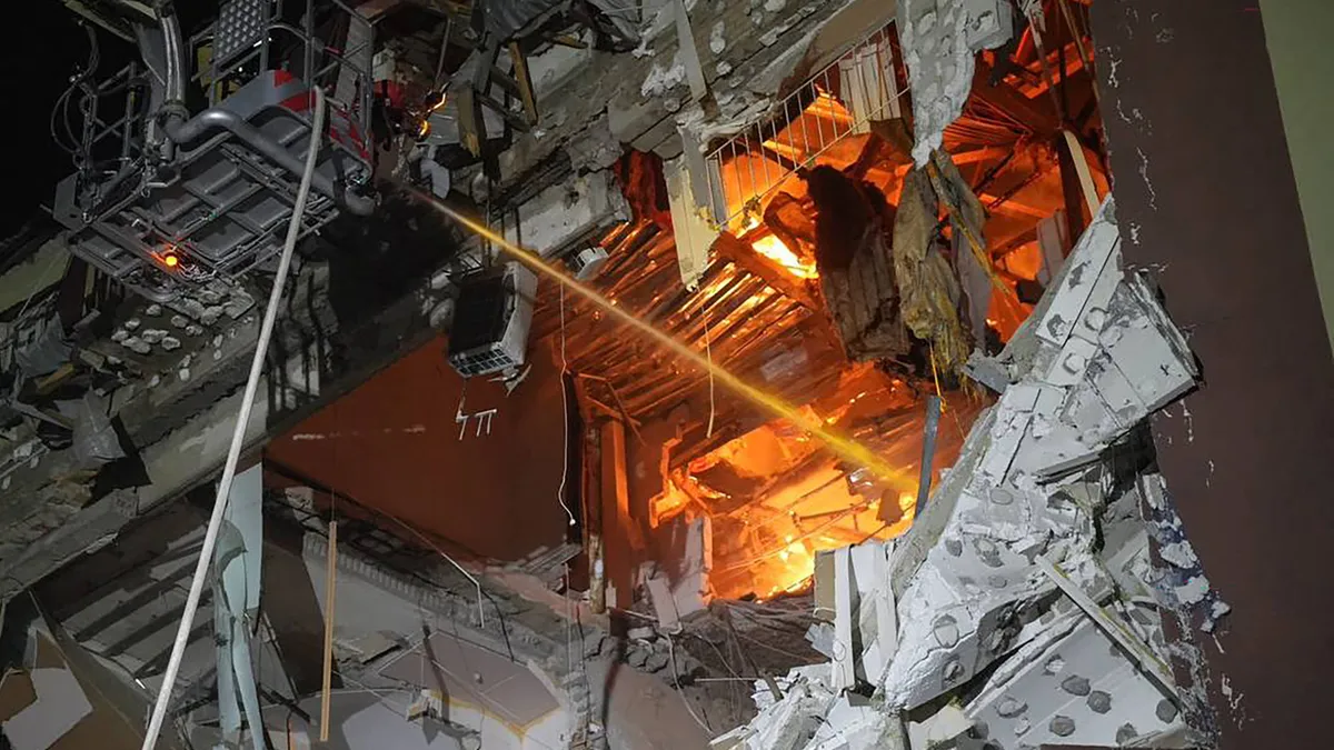 Child rescued from rubble after Russia ramps up strikes on Ukraine