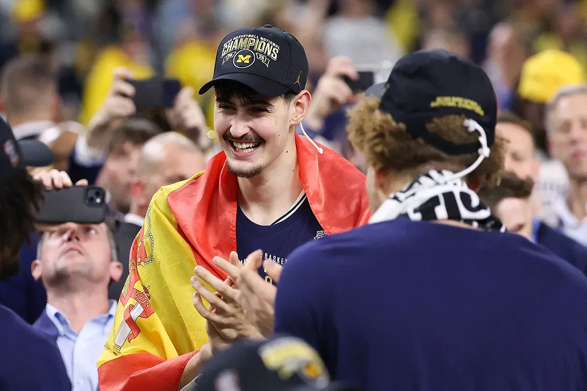 Aday Mara hace historia con Michigan y se convierte en el primer español en ganar la NCAA