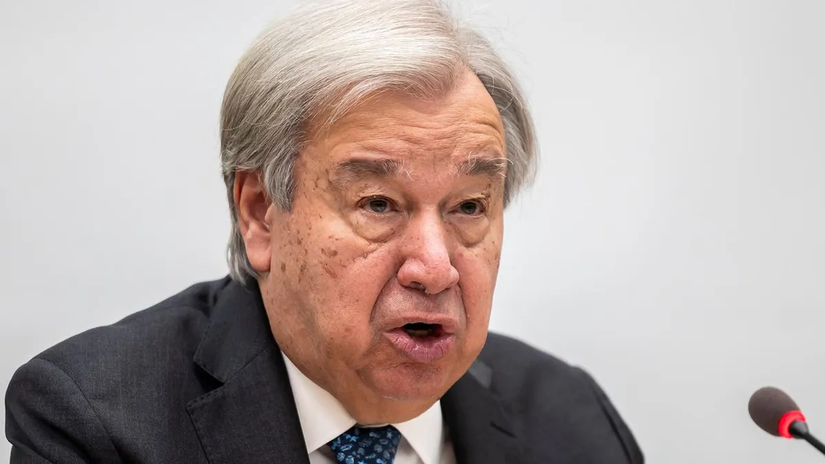UN-Chef Guterres warnt vor Angriffen auf Irans zivile Infrastruktur