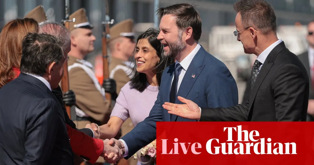 JD Vance due in Budapest to back Viktor Orbán’s election campaign – Europe live