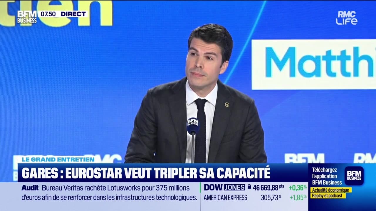 Le Grand entretien : Eurostar vise 30 millions de passagers - 07/04