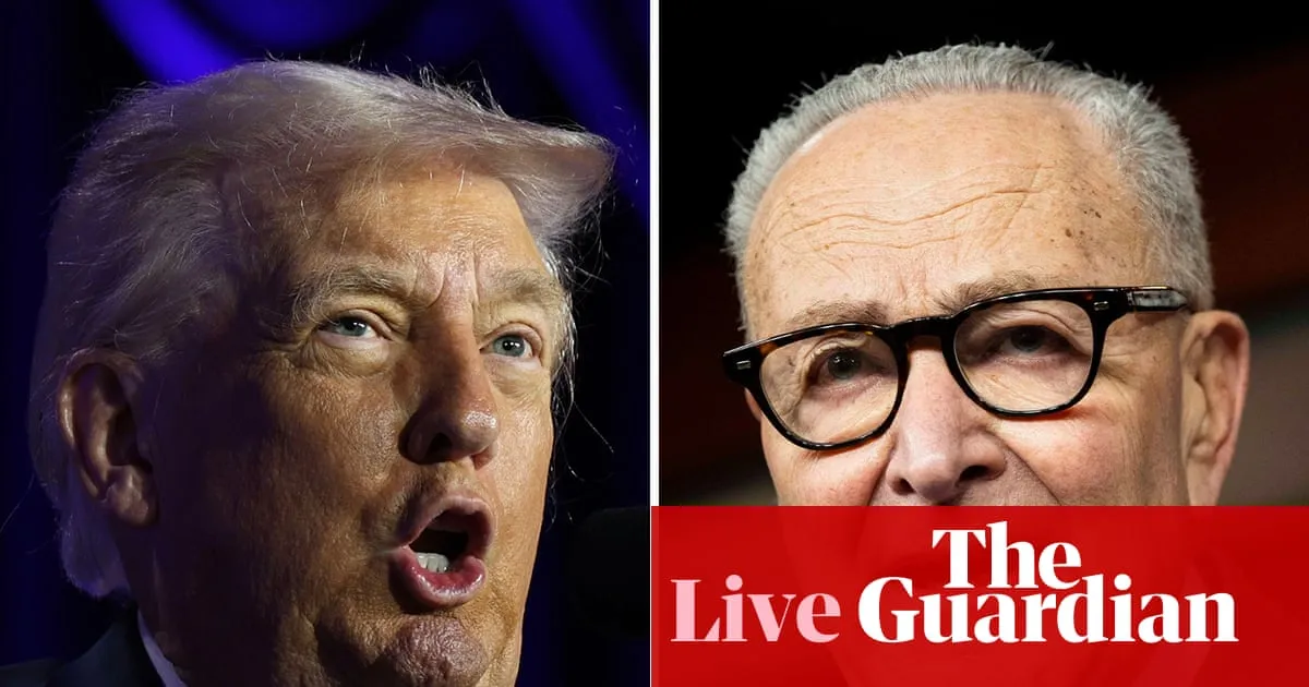 Government shutdown enters eighth week as Johnson faces GOP revolt over DHS funding deal – US politics live