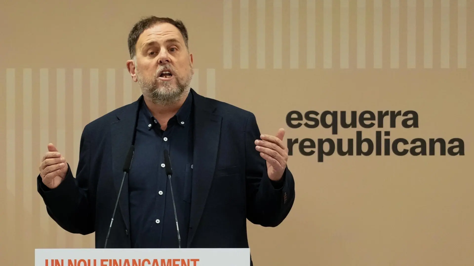 Junqueras muestra su disposición a apoyar presupuestos en España y Cataluña