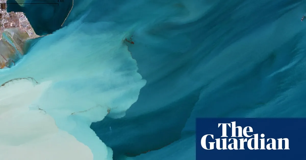 Oil slick from bombed Iranian ship threatens protected wetland