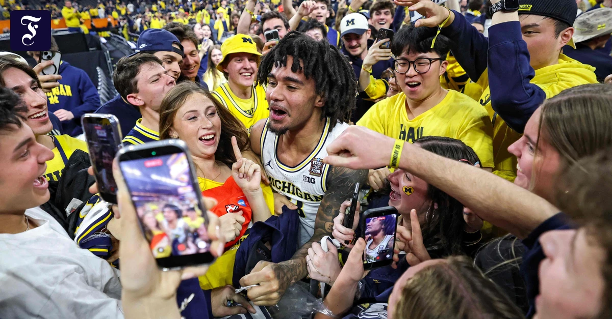 College-Basketball-Finale: Teil des Basketball-Wahnsinns vor 70.000 Zuschauern