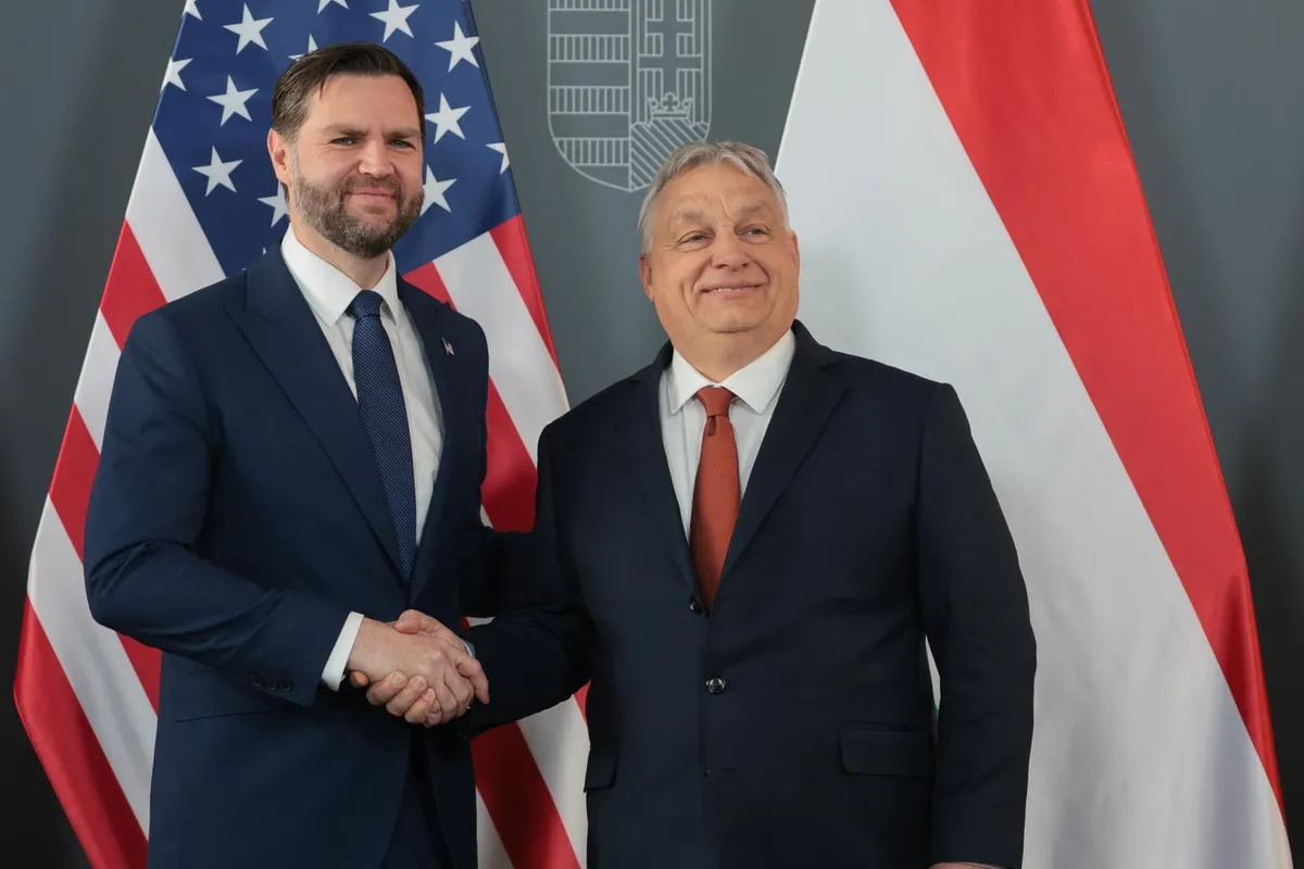 En Hongrie, J. D. Vance vante les mérites de Viktor Orban à l’approche des législatives