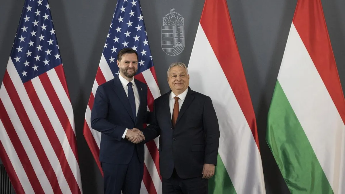 US-Vize in Ungarn: Kann Vance Orban vor der Wahl noch helfen?