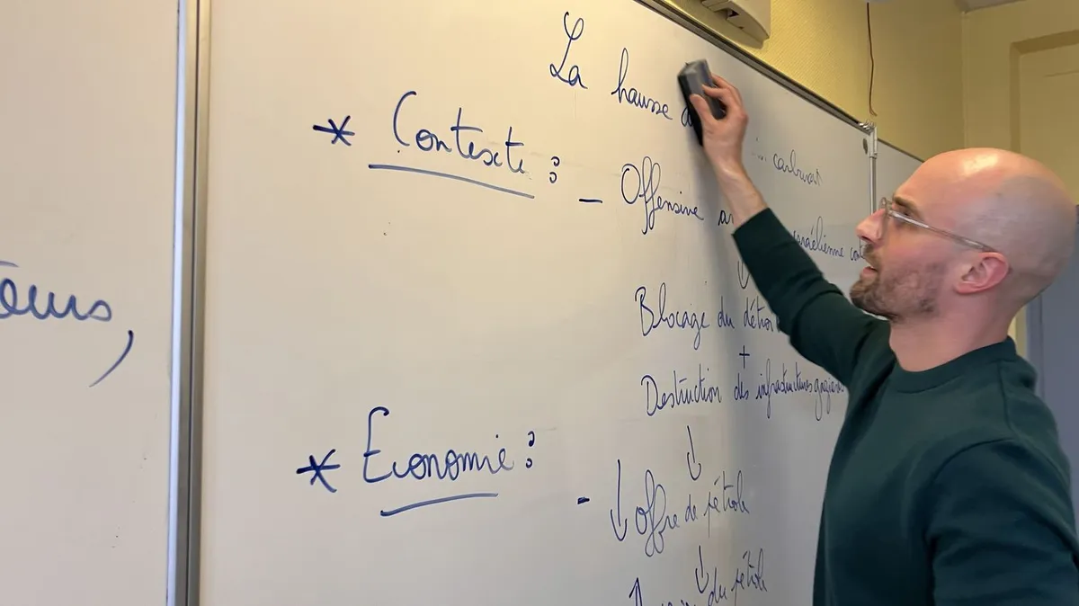 "Cela a un impact direct sur leur vie quotidienne" : quand l'actualité au Moyen-Orient résonne avec les cours de SES de lycéens