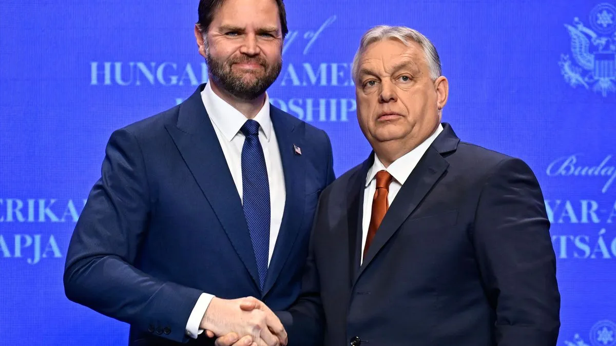 Wahlkampf in Ungarn: J.D. Vance zu Gast in Budapest