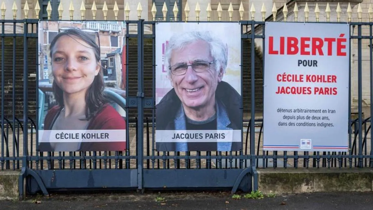 
                                                                               Irán libera a una pareja de franceses detenidos hace casi cuatro años
                                                                           