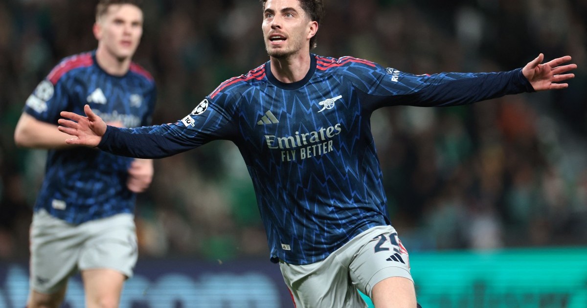 Arsenal beat Sporting with late Havertz goal in Champions League quarters