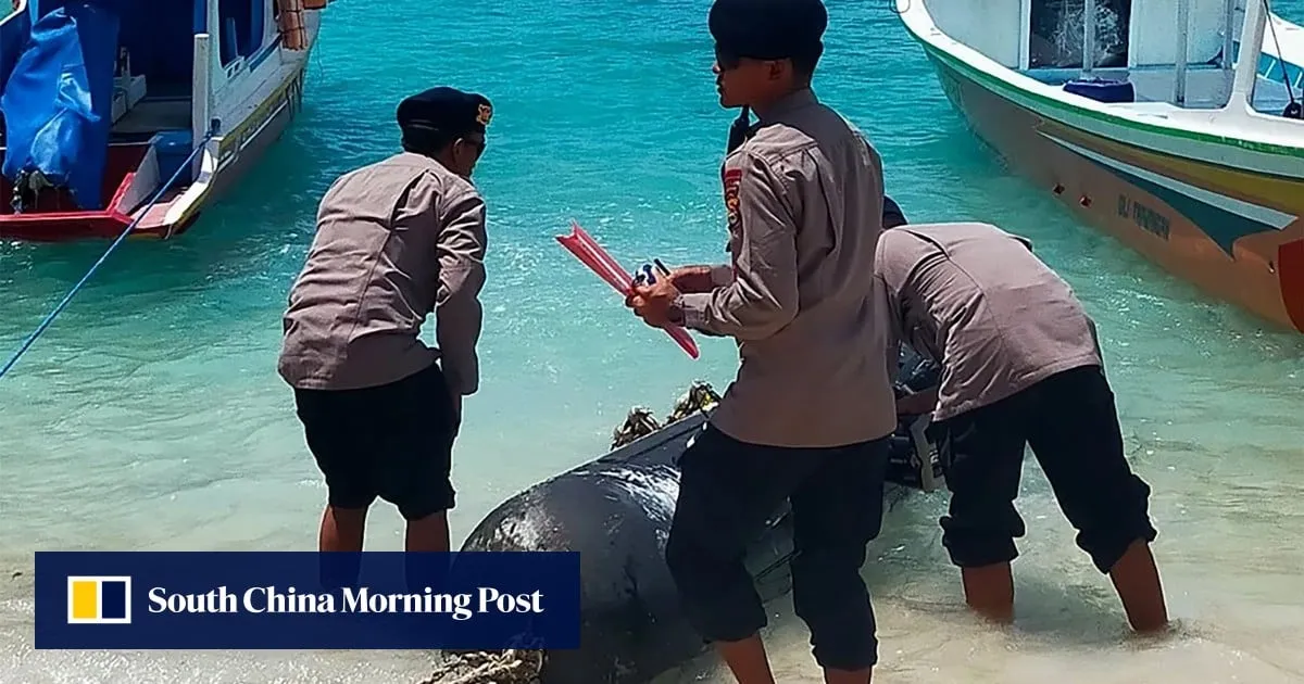 Indonesian fisherman nets surprise catch – a Chinese underwater drone