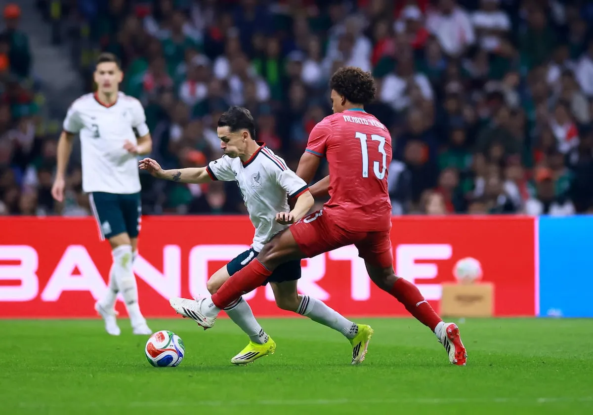 Álvaro Fidalgo, el medio ovetense que debutó con México tras triunfar en el América, al rescate del Betis ante el Braga 