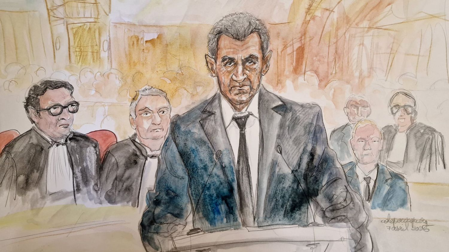 "Je le dirai jusqu'à mon dernier souffle" : à son procès en appel, Nicolas Sarkozy réfute avoir conclu "le moindre pacte" de corruption avec la Libye de Mouammar Kadhafi