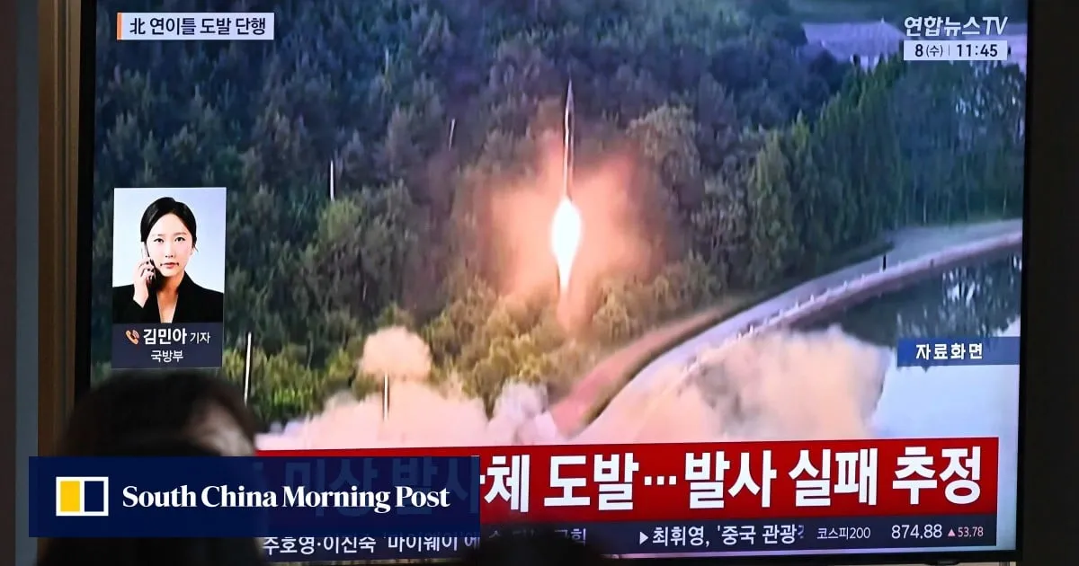 North Korea launches fifth missile test after dousing South’s reconciliation hopes