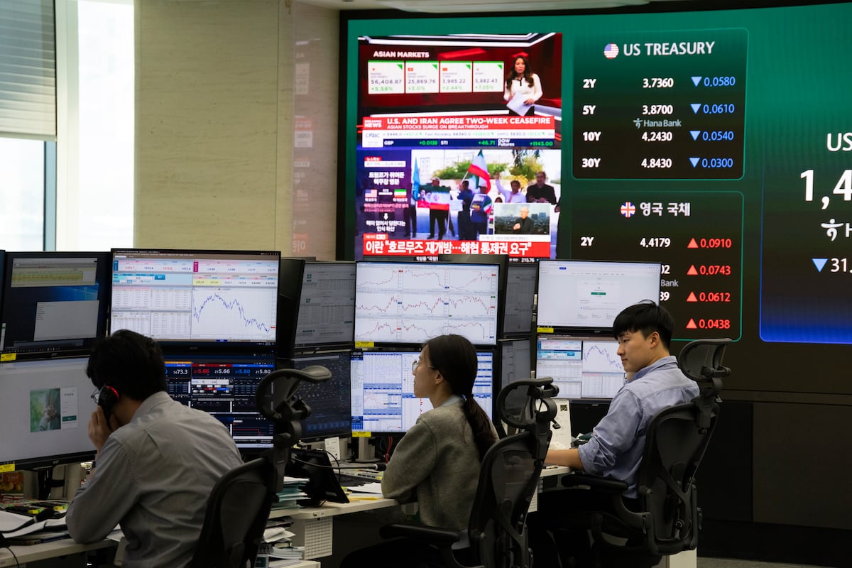 Euforia en las Bolsas europeas tras el alto el fuego temporal en Irán y el Ibex sube un 4%