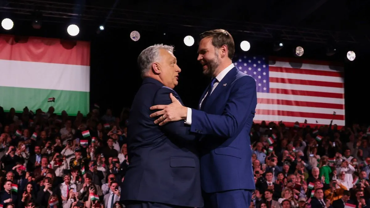 JD Vance in Ungarn: US-Vizepräsident unterstützt Viktor Orbán im Wahlkampf