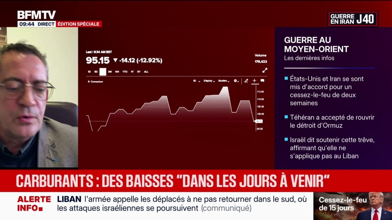 Prix du carburant: “Si ces baisses se poursuivent plusieurs jours, il y aura rapidement en station-service des baisses”, analyse Francis Pousse (Mobilians)