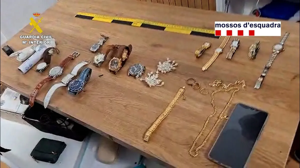 Desarticulada una red criminal que cometió 27 alunizajes en cinco meses en joyerías de varias provincias