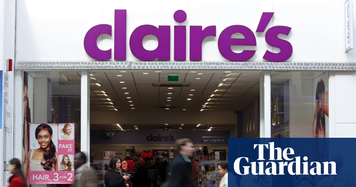 Claire’s and The Original Factory Shop near collapse, putting 2,550 jobs at risk