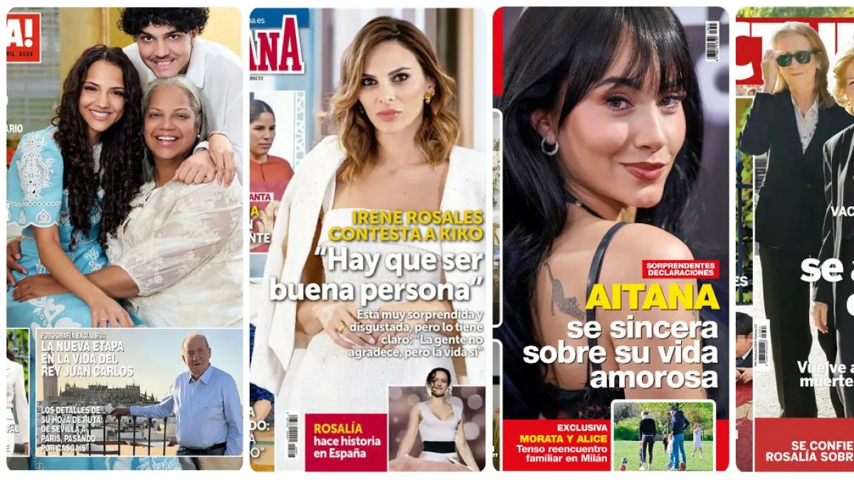 Ronna Keitt, Irene Rosales, Aitana y doña Sofía con las infantas protagonizan las portadas