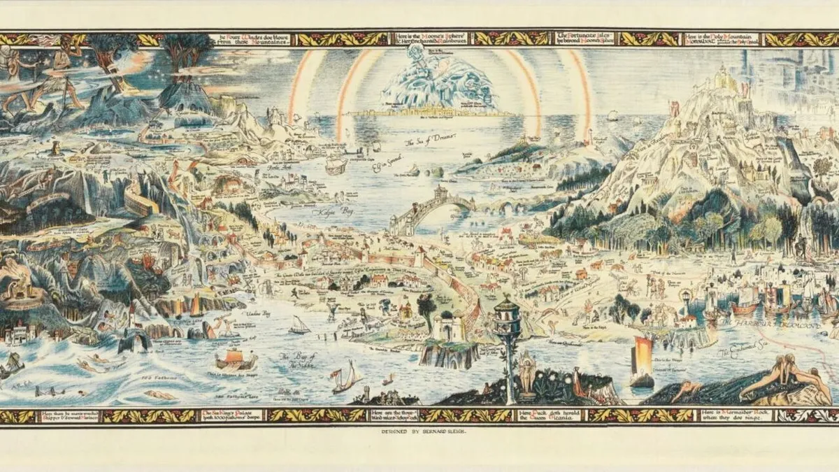Voyage dans les cartes imaginaires: du fantasme à la fiction