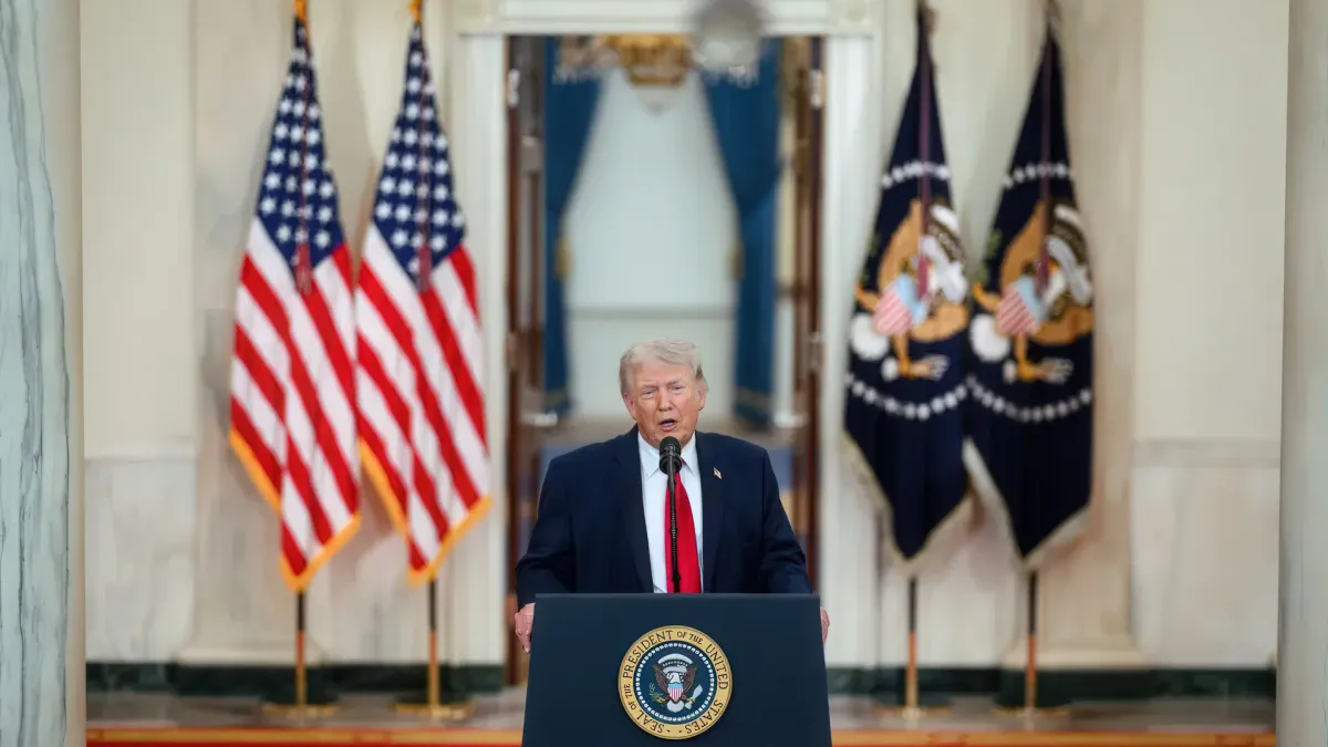 Trump augura una "Edad de Oro" en Oriente Próximo: "Se ganará mucho dinero"