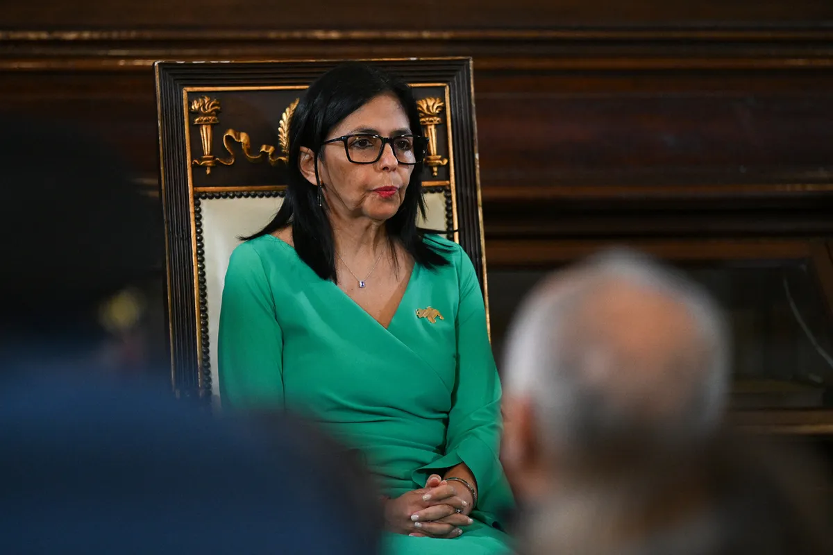 Delcy Rodriguez sworn in as Venezuela’s interim president