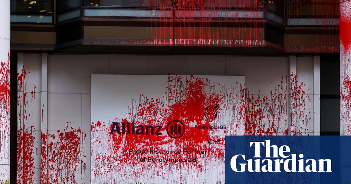 Allianz sues six people alleged to have been part of Palestine Action protests